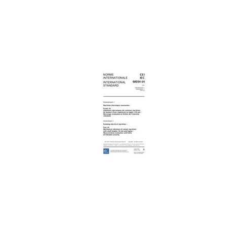 IEC 60034-14 Amd.1 Ed. 3.0 b:2007