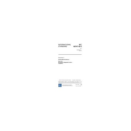 IEC 60747-16-1 Amd.1 Ed. 1.0 en:2007