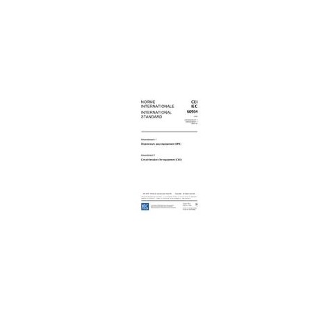 IEC 60934 Amd.1 Ed. 3.0 b:2007
