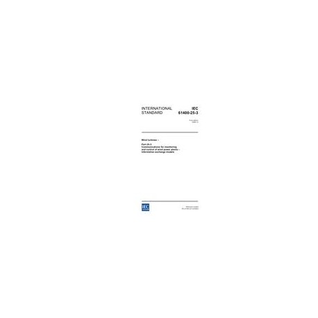 IEC 61400-25-3 Ed. 1.0 en:2006