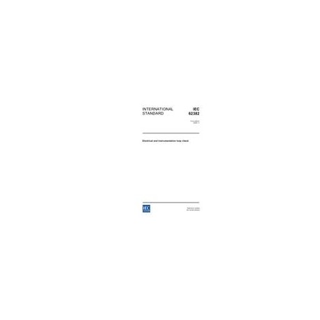 IEC 62382 Ed. 1.0 en:2006