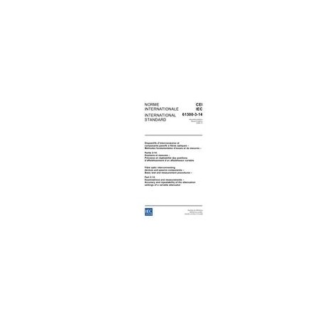 IEC 61300-3-14 Ed. 2.0 b:2006