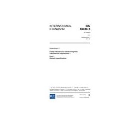 IEC 60938-1 Amd.1 Ed. 2.0 en:2006