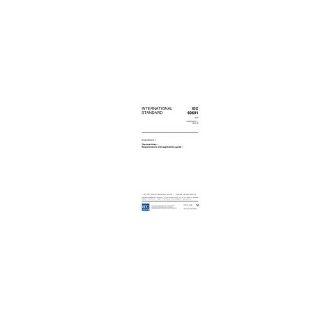 IEC 60691 Amd.1 Ed. 3.0 en:2006