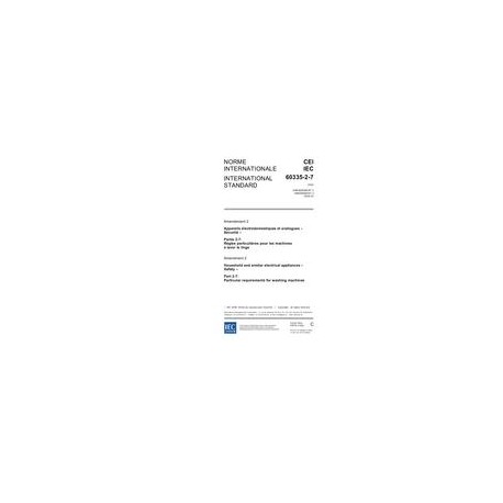IEC 60335-2-7 Amd.2 Ed. 6.0 b:2006