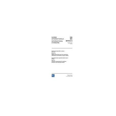IEC 60745-2-3 Ed. 2.0 b:2006