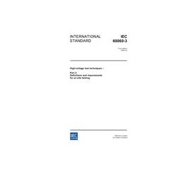 IEC 60060-3 Ed. 1.0 en:2006