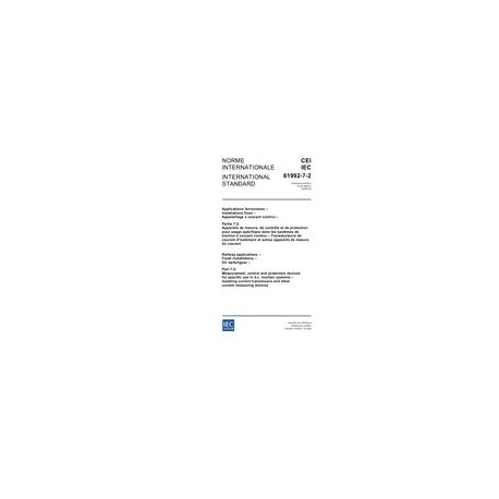 IEC 61992-7-2 Ed. 1.0 b:2006