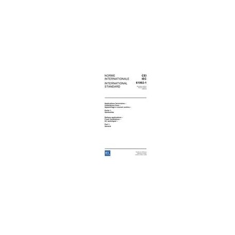 IEC 61992-1 Ed. 2.0 b:2006