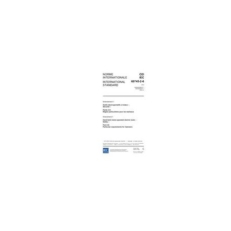 IEC 60745-2-6 Amd.1 Ed. 2.0 b:2006