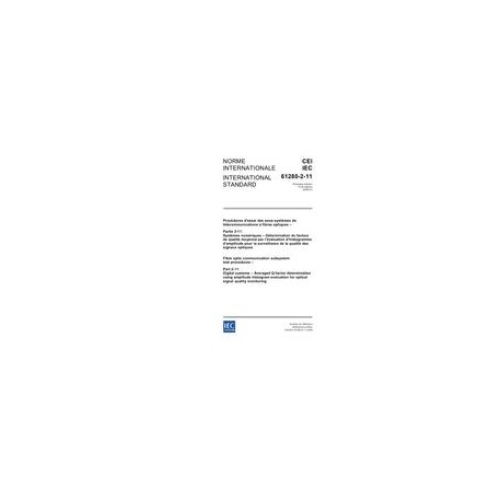 IEC 61280-2-11 Ed. 1.0 b:2006