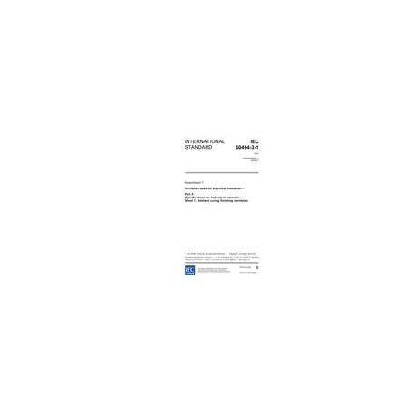 IEC 60464-3-1 Amd.1 Ed. 2.0 en:2006