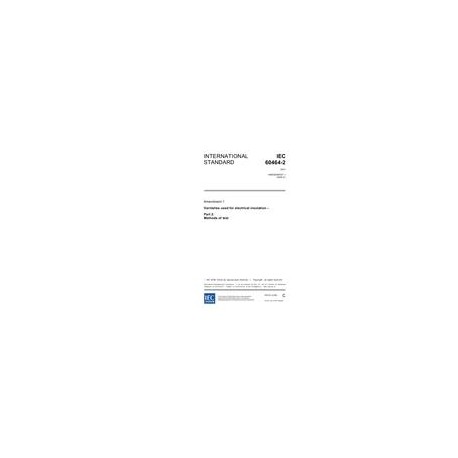IEC 60464-2 Amd.1 Ed. 2.0 en:2006