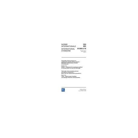 IEC 61300-2-14 Ed. 2.0 b:2005