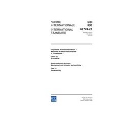 IEC 60749-21 Ed. 1.0 b:2005