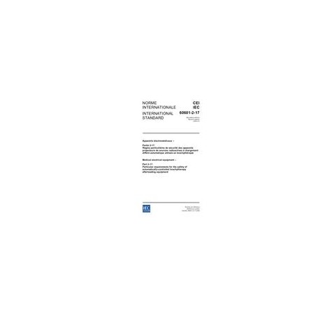 IEC 60601-2-17 Ed. 2.0 b:2005