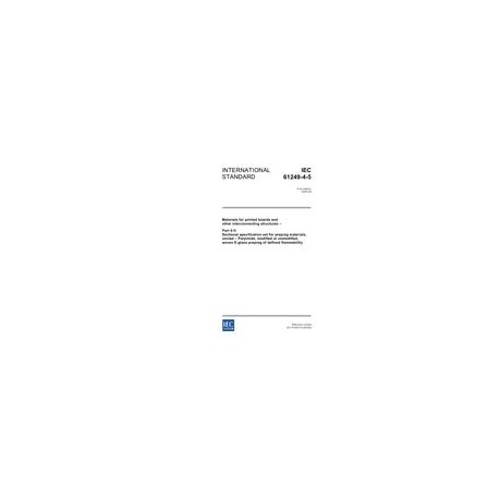 IEC 61249-4-5 Ed. 1.0 en:2005