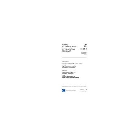 IEC 60439-2 Amd.1 Ed. 3.0 b:2005