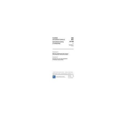 IEC 61126 Amd.2 Ed. 1.0 b:2005