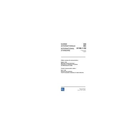 IEC 61196-1-102 Ed. 1.0 b:2005