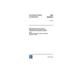 IEC 62328-3 Ed. 1.0 en:2005