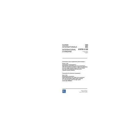 IEC 61076-3-103 Ed. 1.0 b:2005