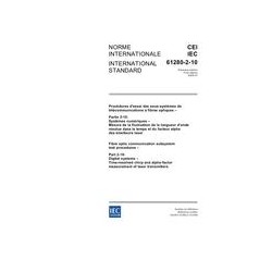 IEC 61280-2-10 Ed. 1.0 b:2005