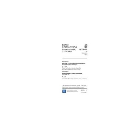 IEC 60730-2-2 Amd.1 Ed. 2.0 b:2005
