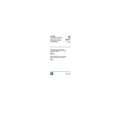 IEC 60871-1 Ed. 3.0 b:2005