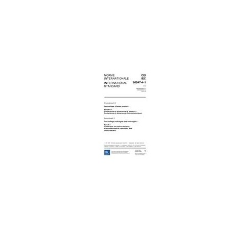 IEC 60947-4-1 Amd.2 Ed. 2.0 b:2005