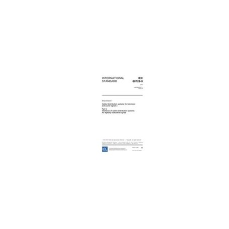 IEC 60728-9 Amd.1 Ed. 1.0 en:2005