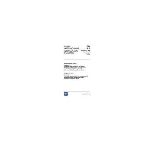 IEC 61347-2-12 Ed. 1.0 b:2005