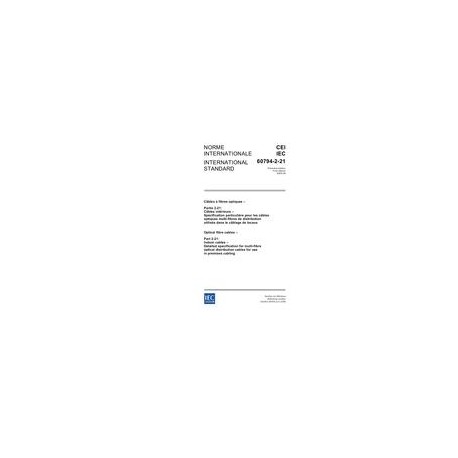 IEC 60794-2-21 Ed. 1.0 b:2005