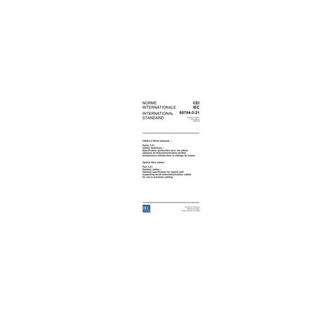 IEC 60794-3-21 Ed. 1.0 b:2005