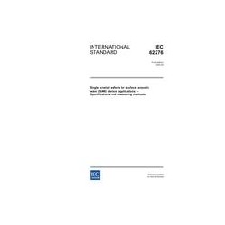 IEC 62276 Ed. 1.0 en:2005