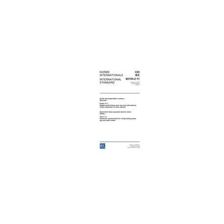 IEC 60745-2-11 Ed. 2.0 b:2003