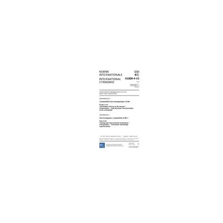 IEC 61000-4-15 Amd.1 Ed. 1.0 b:2003