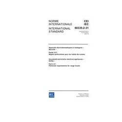 IEC 60335-2-31 Ed. 4.0 b:2002