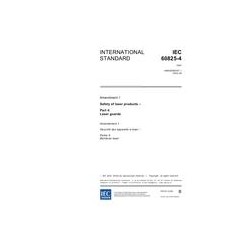 IEC 60825-4 Amd.1 Ed. 1.0 en:2002