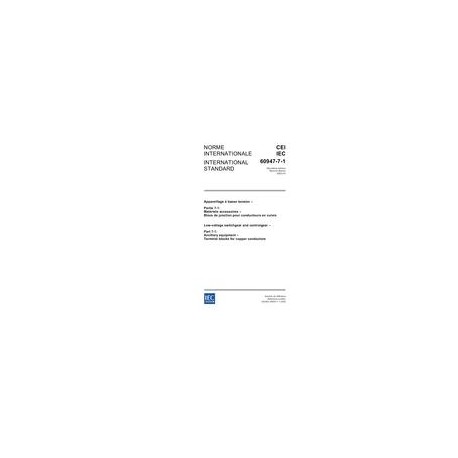 IEC 60947-7-1 Ed. 2.0 b:2002