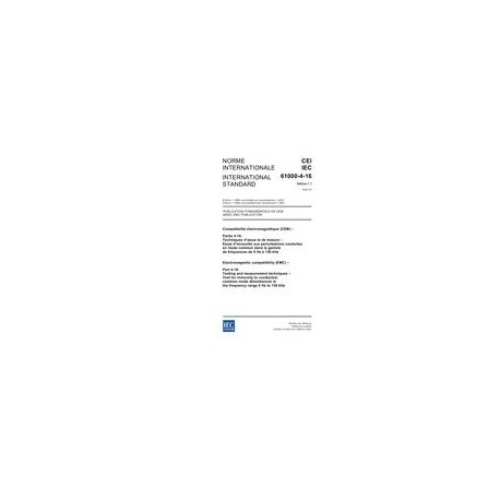 IEC 61000-4-16 Ed. 1.1 b:2002
