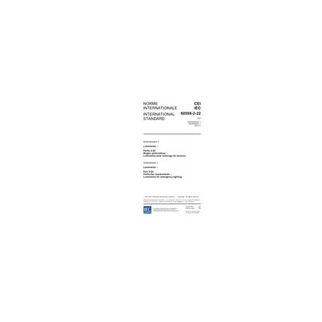 IEC 60598-2-22 Amd.1 Ed. 3.0 b:2002