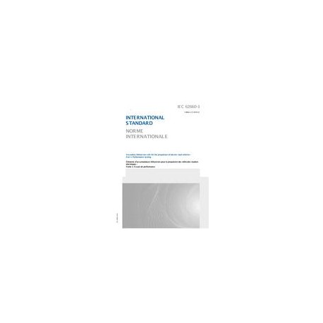 IEC 62660-1 Ed. 1.0 b:2010