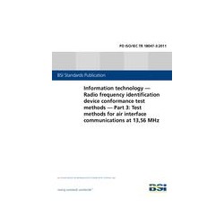 BS PD ISO/IEC TR 18047-3:2011