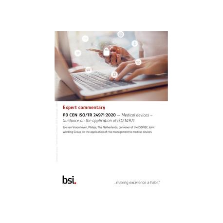 BS PD CEN ISO/TR 24971:2020 EX COMM