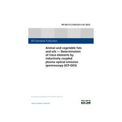 BS PD ISO/TS 21033:2011+A1:2012