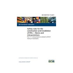 BS DD CEN/TS 81-11:2011