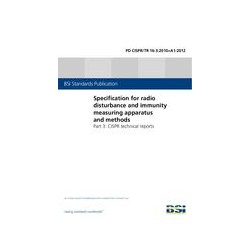 BS PD CISPR/TR 16-3:2010+A1:2012