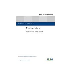 BS PD IEC/TR 62343-6-1:2011