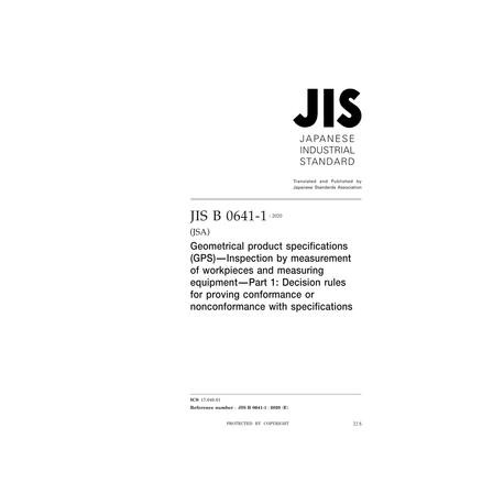 JIS B 0641-1:2020